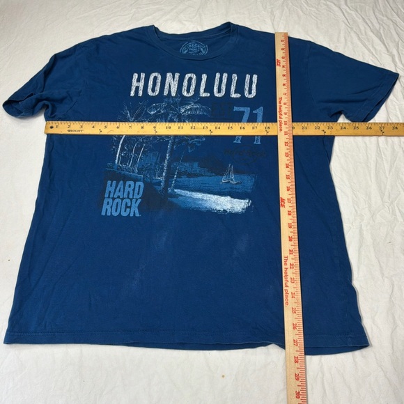 Hardrock Honolulu Blue Shirt XL - Picture 5 of 5